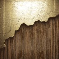 gold and wood background N500