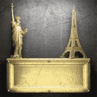 gold and silver background N153