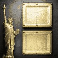 gold and silver background N158