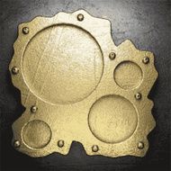 gold and silver background N178