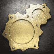 gold and silver background N179