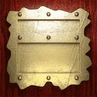 gold and wood background N528