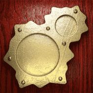 gold and wood background N530