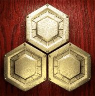 gold and wood background N544