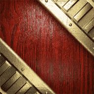 gold and wood background N546