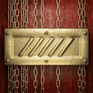 gold and wood background N556