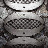 metal and stone background N94