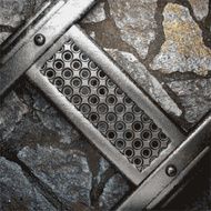 metal and stone background N98