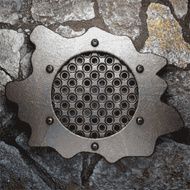metal and stone background N110
