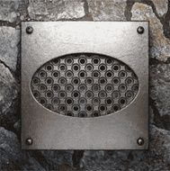 metal and stone background N119
