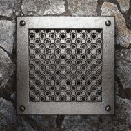 metal and stone background N121