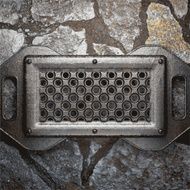 metal and stone background N122