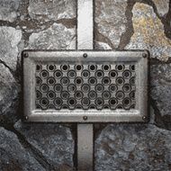 metal and stone background N126