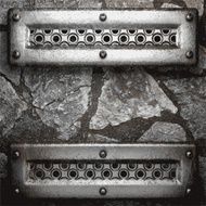 metal and stone background N140