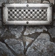 metal and stone background N145