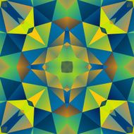 Abstract Multicolored Triangle Background