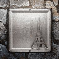 metal and stone background N147