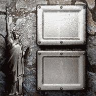 metal and stone background N149