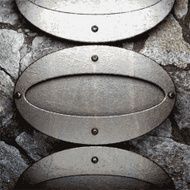 metal and stone background N152