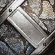 metal and stone background N158