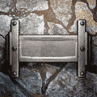 metal and stone background N163