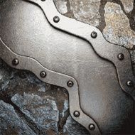 metal and stone background N171
