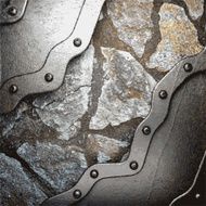 metal and stone background N172