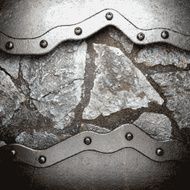 metal and stone background N174