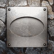metal and stone background N180