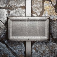 metal and stone background N186