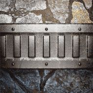 metal and stone background N188