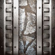 metal and stone background N189