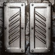 metal and stone background N196