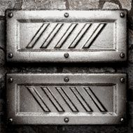 metal and stone background N197