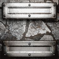 metal and stone background N199