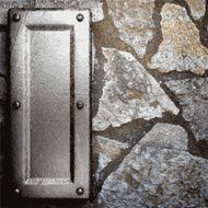 metal and stone background N201
