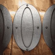 metal and paper background N109