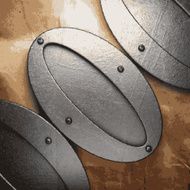 metal and paper background N110