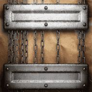 metal and paper background N128