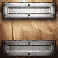 metal and paper background N137