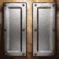 metal and paper background N140