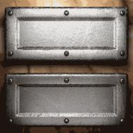 metal and paper background N141