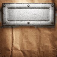 metal and paper background N142