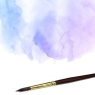 Colorful water color painting background N12