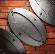 metal and brick background N82