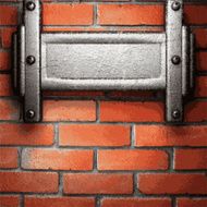 metal and brick background N90