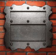 metal and brick background N98