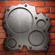 metal and brick background N99