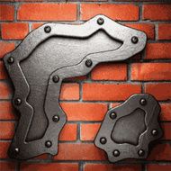 metal and brick background N101