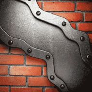 metal and brick background N102
